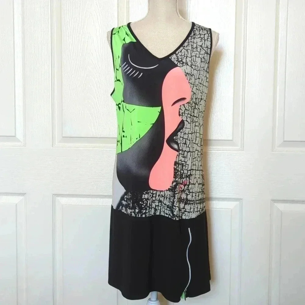 Jamie Sadock Bright Lady Profile Dress | Colorful Golf Athletic Performance Dres